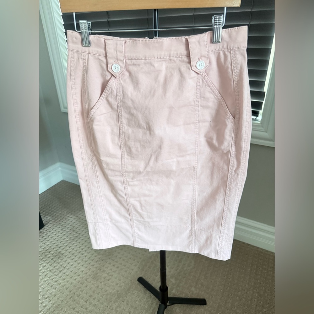 Ann Taylor Light Pink Pencil Skirt